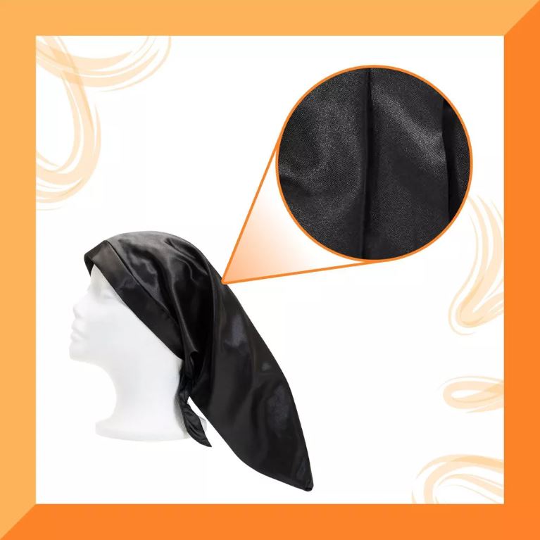 CANTU Braid Bonnet - Extra Long Sleep Cap - Adjustable - Stays on all night