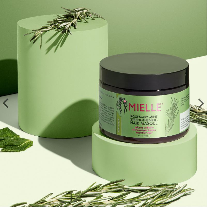 Mielle Rosemary Mint Strengthening Hair Masque Infused with Biotin & Encourages Growth