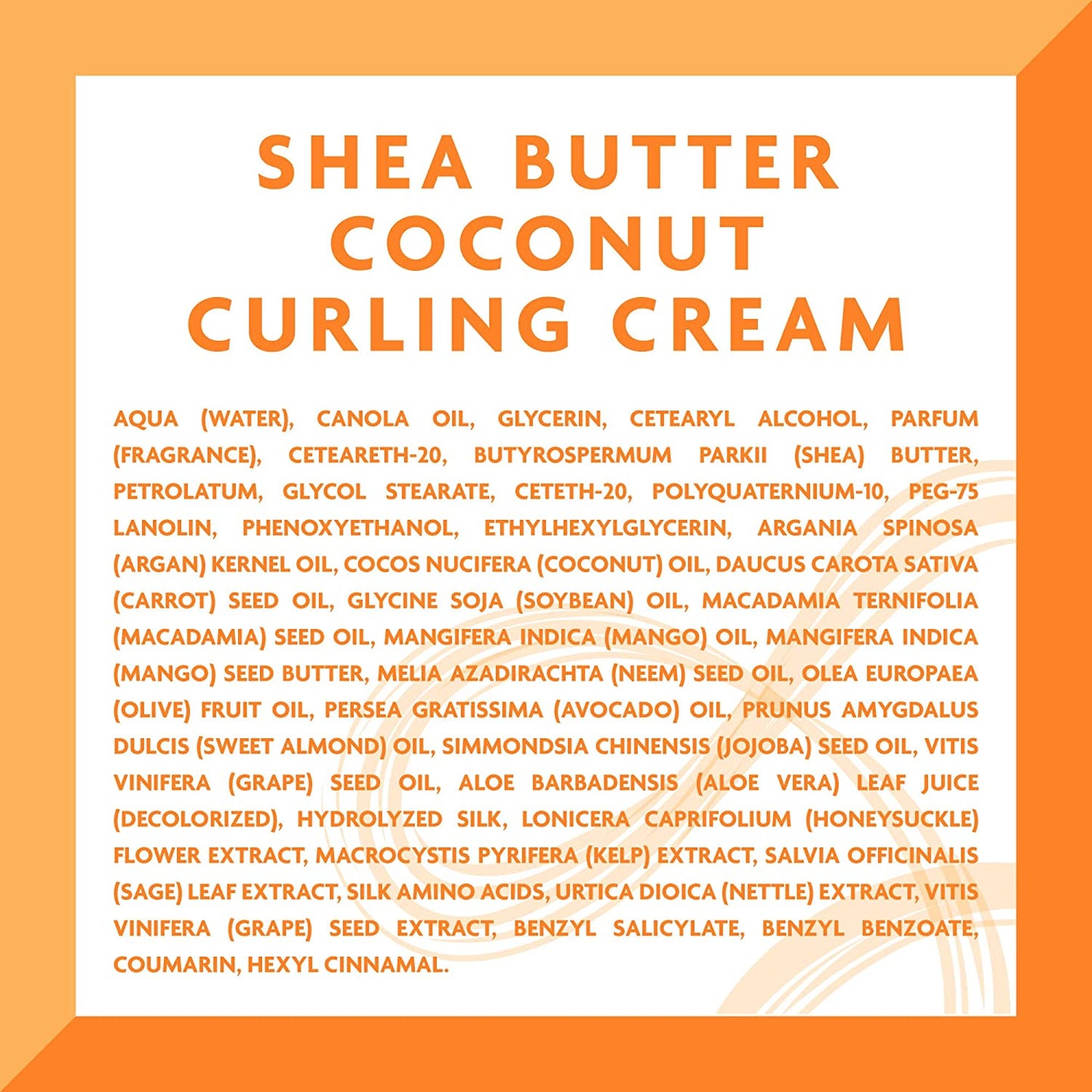 Cantu Shea Butter for Natural Hair Coconut Curling Cream 12oz