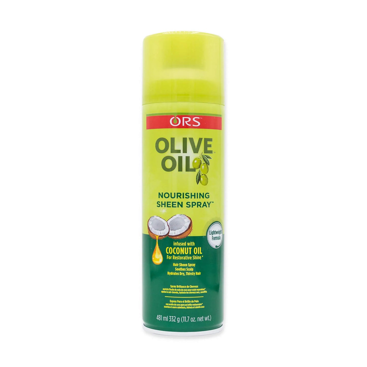 ORS Olive Oil Nourishing Sheen Spray infused with Coconut Oil 481mL /11.7oz