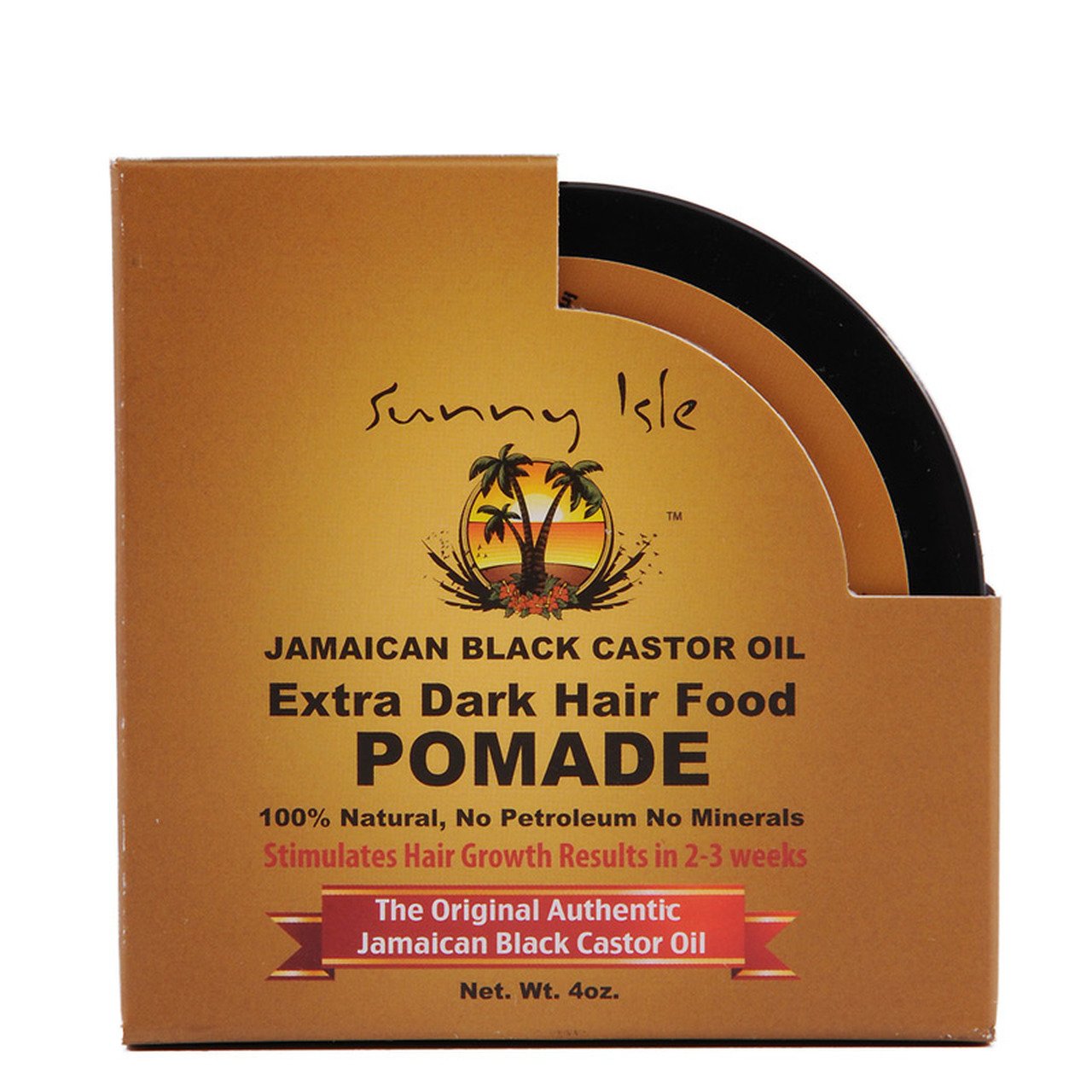 Sunny Isle Extra Dark Jamaican Black Castor Oil Hair Food POMADE 4oz