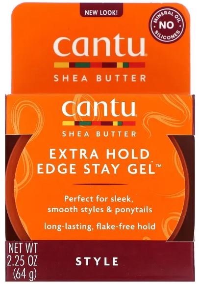 Cantu Shea Butter Extra Hold Edge Stay Gel, 2.25 oz (64 g)