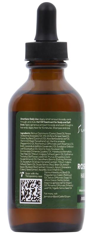 Sunny Isle Rosemary Mint Hair and Strong Roots Oil 3oz