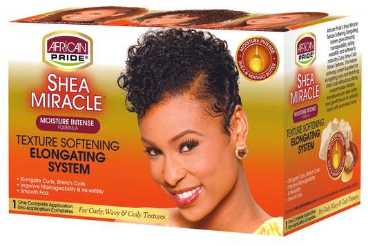 African Pride Shea Butter Miracle Texture Softening Elongating System Texturizer