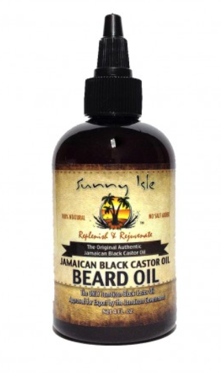 Sunny Isle Jamaican Black Castor Beard Oil Replenish & Rejuvenate - 4oz