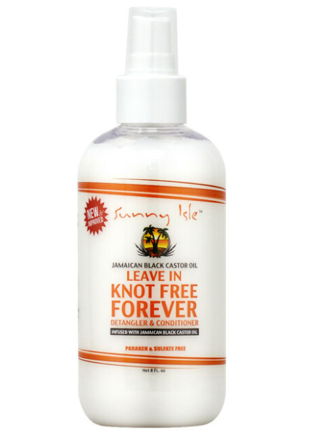 Sunny Isle Jamaican Black Castor Oil Knot Free Forever LEAVE-IN Detangler and Conditioner