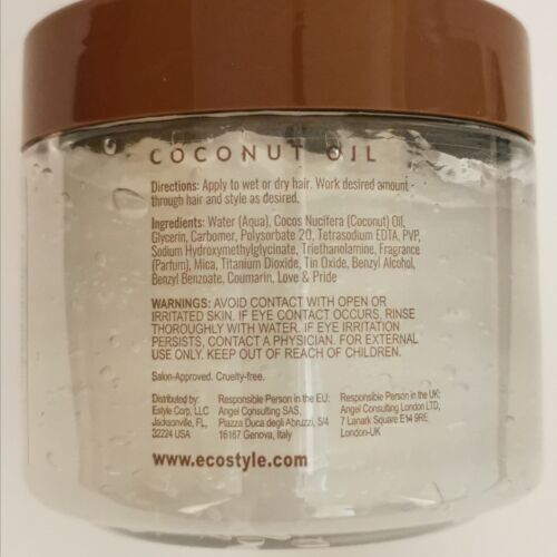 Eco Style Professional Styling Gel Coconut Oil 16oz