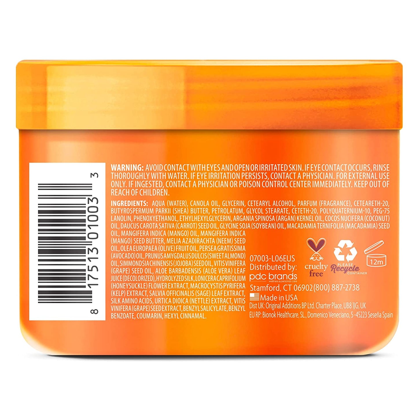 Cantu Shea Butter for Natural Hair Coconut Curling Cream 12oz