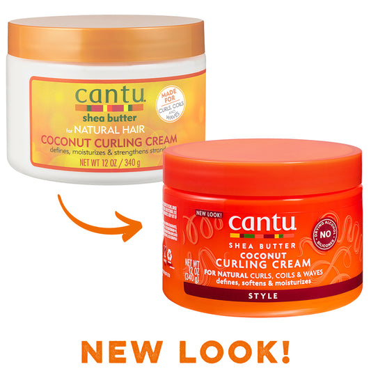 Cantu Shea Butter for Natural Hair Coconut Curling Cream 12oz