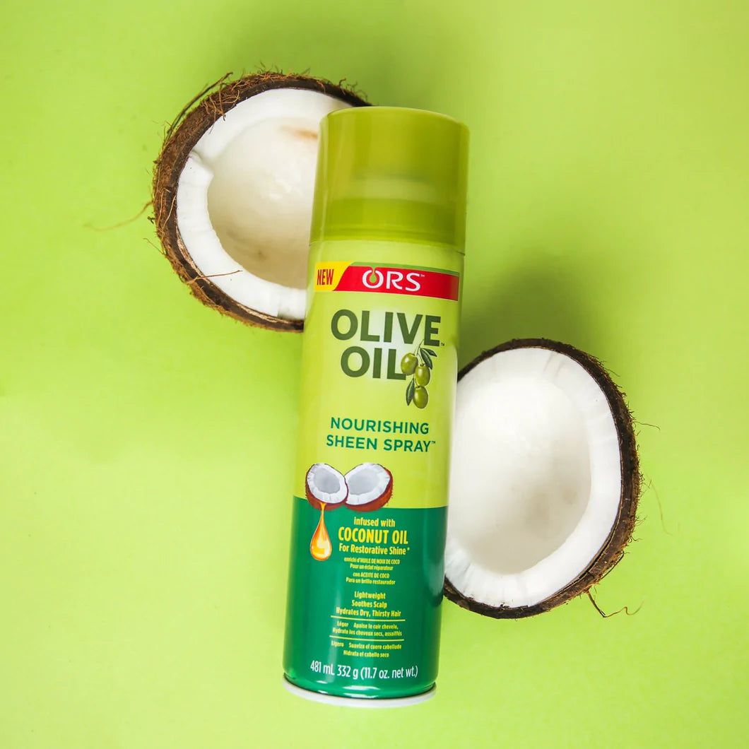 ORS Olive Oil Nourishing Sheen Spray infused with Coconut Oil 481mL /11.7oz