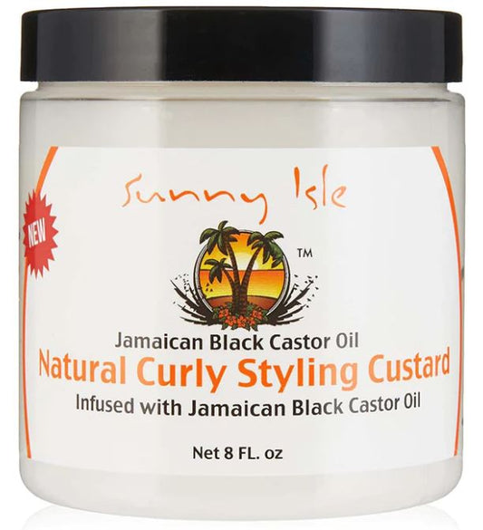 Sunny Isle Jamaican Black Castor Oil Curly Styling Custard 8oz