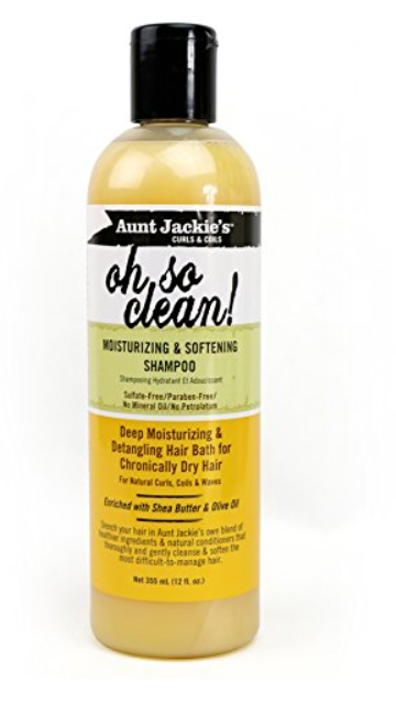 Aunt Jackie's Oh So Clean Moisturizing & Softening Shampoo 12oz