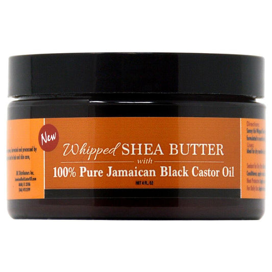 Sunny Isle Whipped Shea Butter with 100% Pure Jamaican Black Castor Oil 4oz